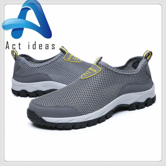 Comfortable Men′s Walking Casual Shoes Fashion Sneakers Mesh Sport Shoes