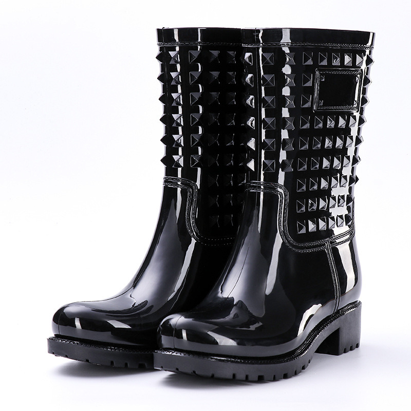High Quality Fashion Customize Outdoor Men and Women Rubber Rain Footwear