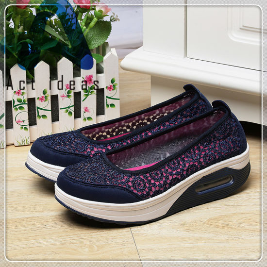 Beautiful Upper Casual Shoes for Lady 2018 Factory Supply OEM