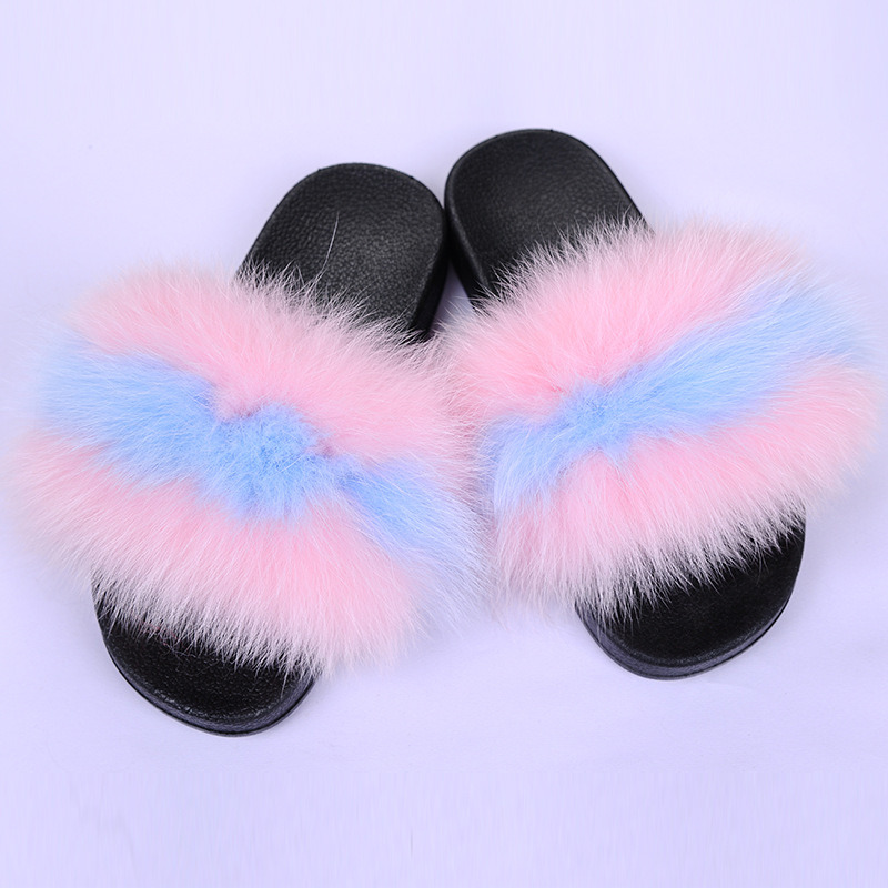 2020 Indoor Fur Slippers Women Slippers Wholesale Fur Slippers