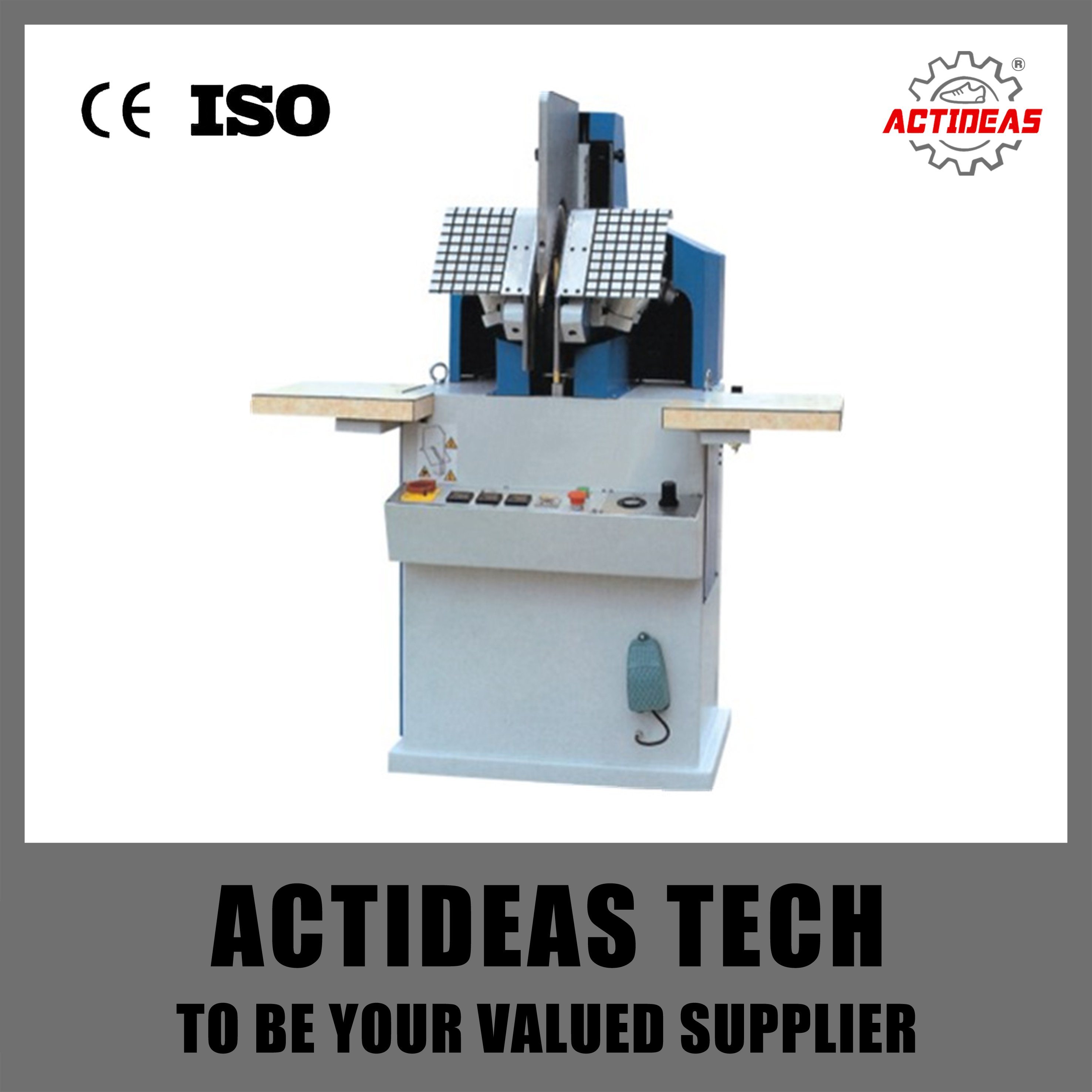 Hydraulic Crimping Machine Shoe Machine for The Upper Press Plate Goes Downward with Two Steps Control