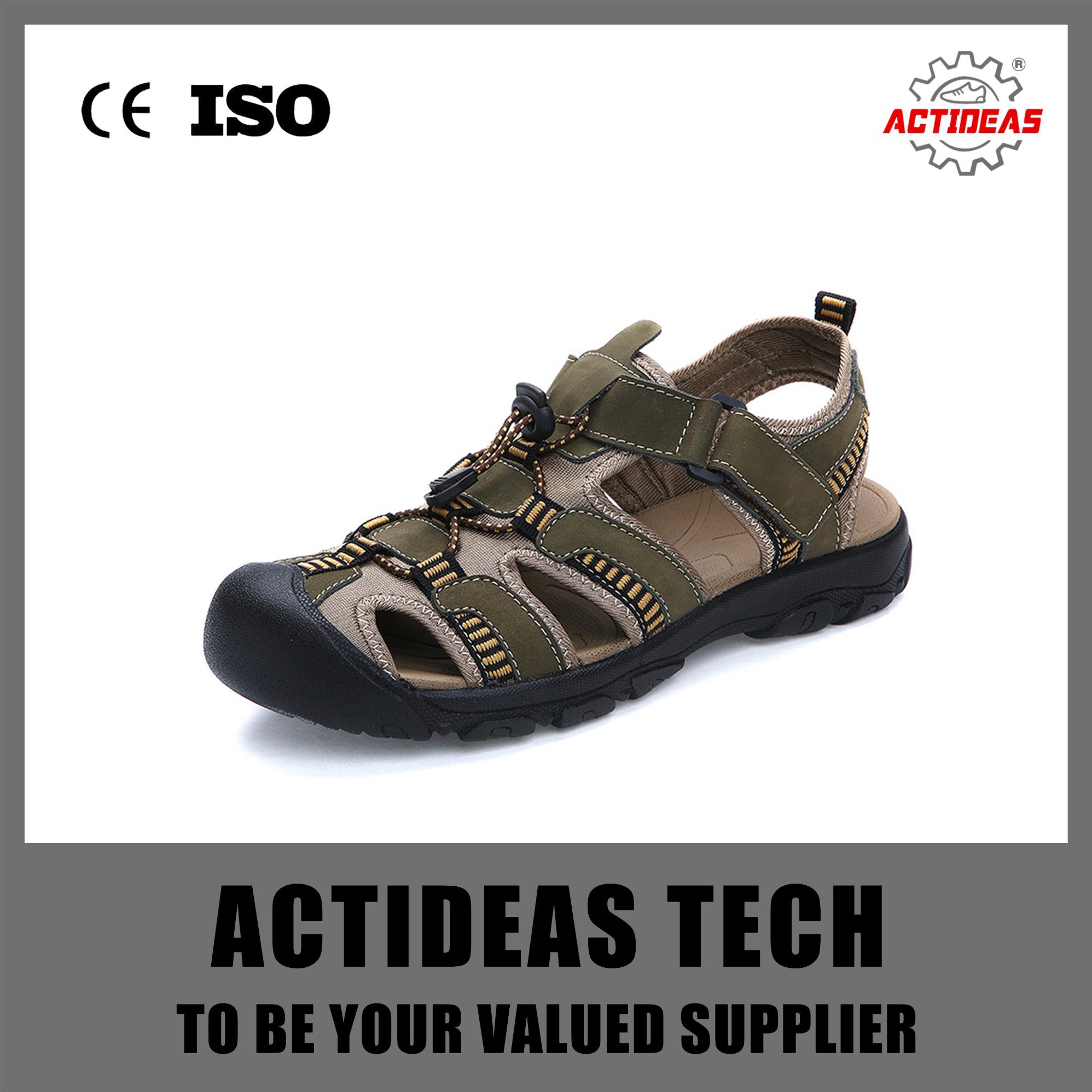 High Quality Lightweight Composite Toe Casual Shoes Men Sandal