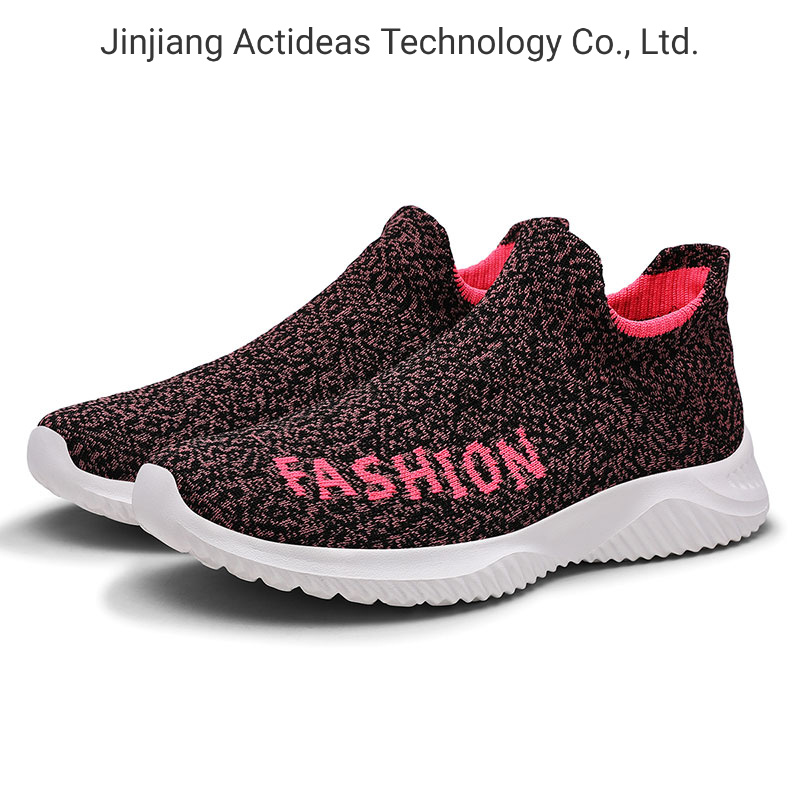 2021 Factory Supply Flyknit Fashion Sport Men Shoe Sneakers Blank Sock Sneakers Shoes