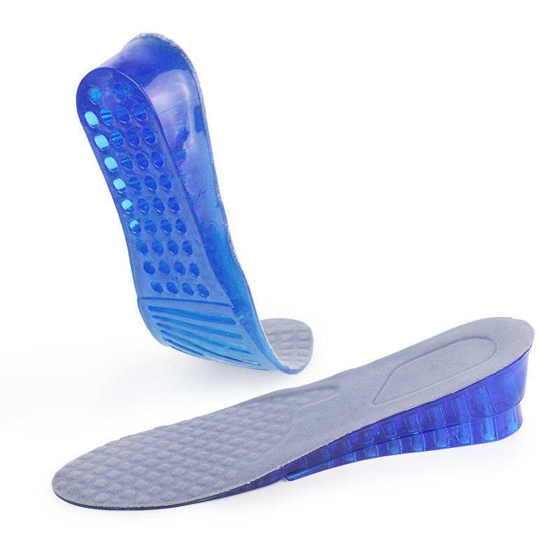 Orthopedic Insole Shoe Pad Silicone Gel Inserts Heel Shoes Increase Insoles