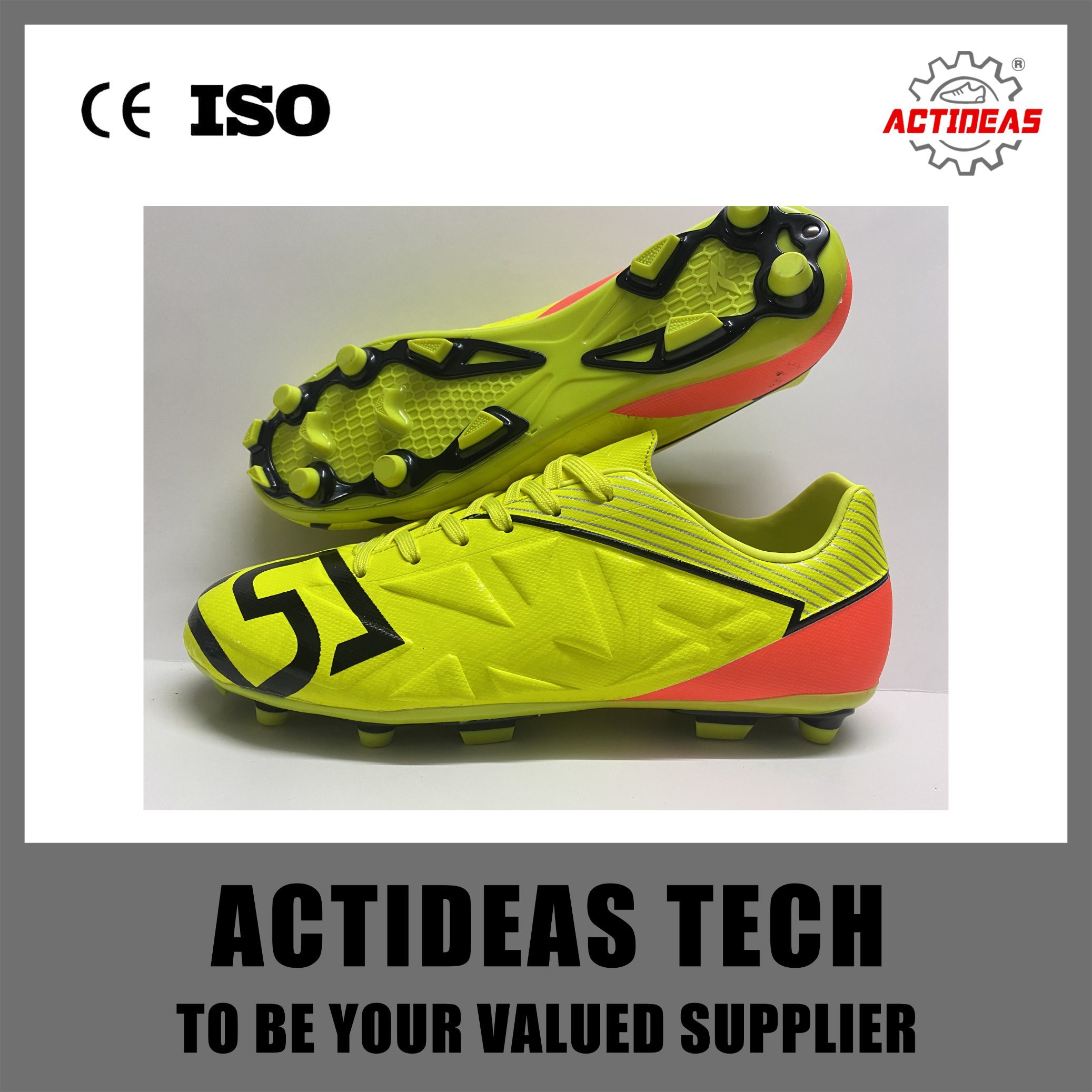 China Manufacturer Men Max Sport Soccer Football Spiker Soccer Shoes Import Football Boots