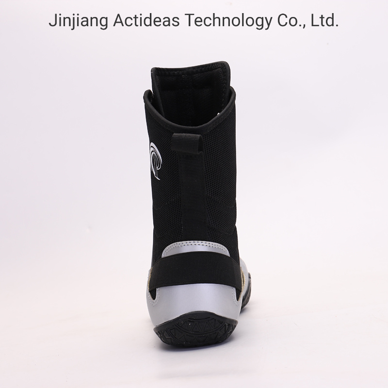 Wholesale Custom Breathable Leather Men Boxing Shoes Price