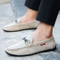 2019 Popular Cow Loafers Leather Men Shoes, Fashion Square Toe Casual Shoes for Men