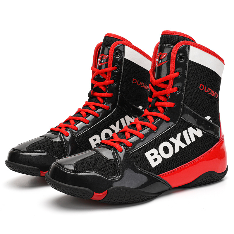 Professional Athletic Sports Sneaker Boxing Fighting Men Wrestling Shoes