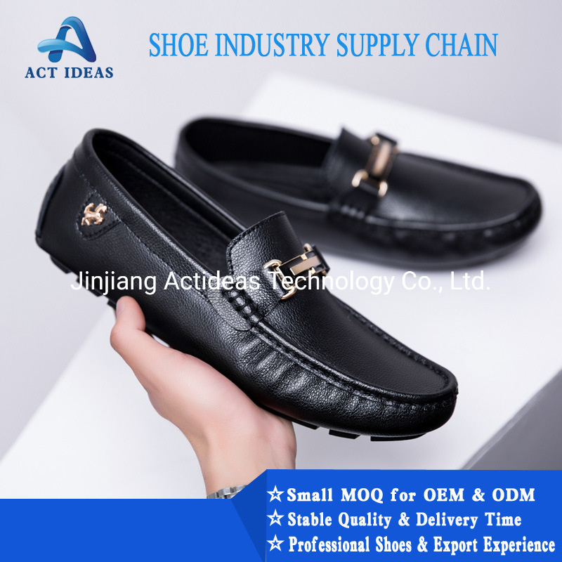 2020 Popular Handmade Business Men Leather Footwear Shoe Personalized Casual Leather Shoes