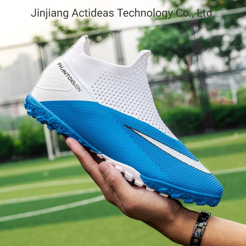 New Design Men Soccer Boots Microfiber Upper Soccer Shoes