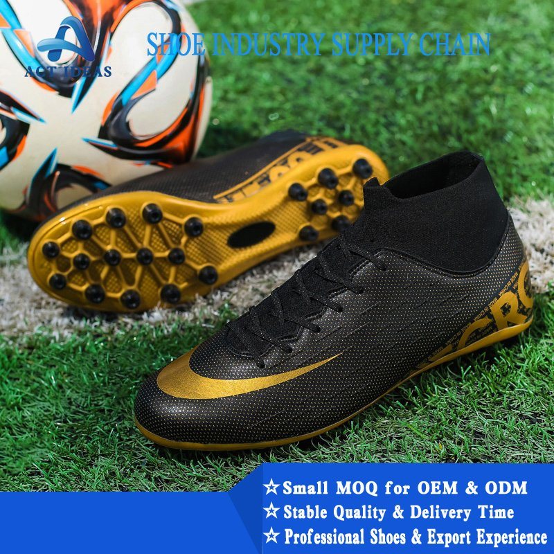OEM High Quality Sneakers, Football Shoe Nail Sole, Professional Soccer Shoes for Man