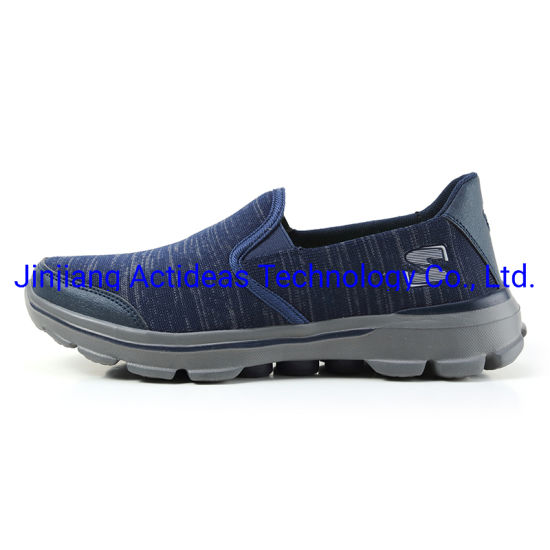Customized Logo Light Weight Fly Knit Walking Sneaker Shoe for Men