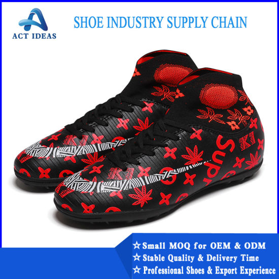 Professional Factory Custom Made Design Football Boots Soccer Shoes