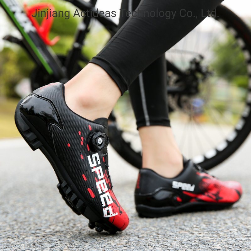 Wholesale China Factory Professional Sport Black Road Cycling Shoes for Men