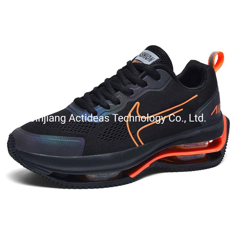 Hot Sale Soft Sole Black Men Walking Sneakers Luminous Shoes