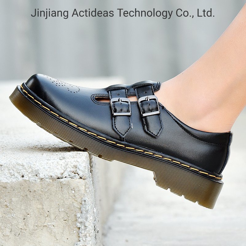 Fashion Woman Boots Low Heeled Ladies Genuine Leather Boots