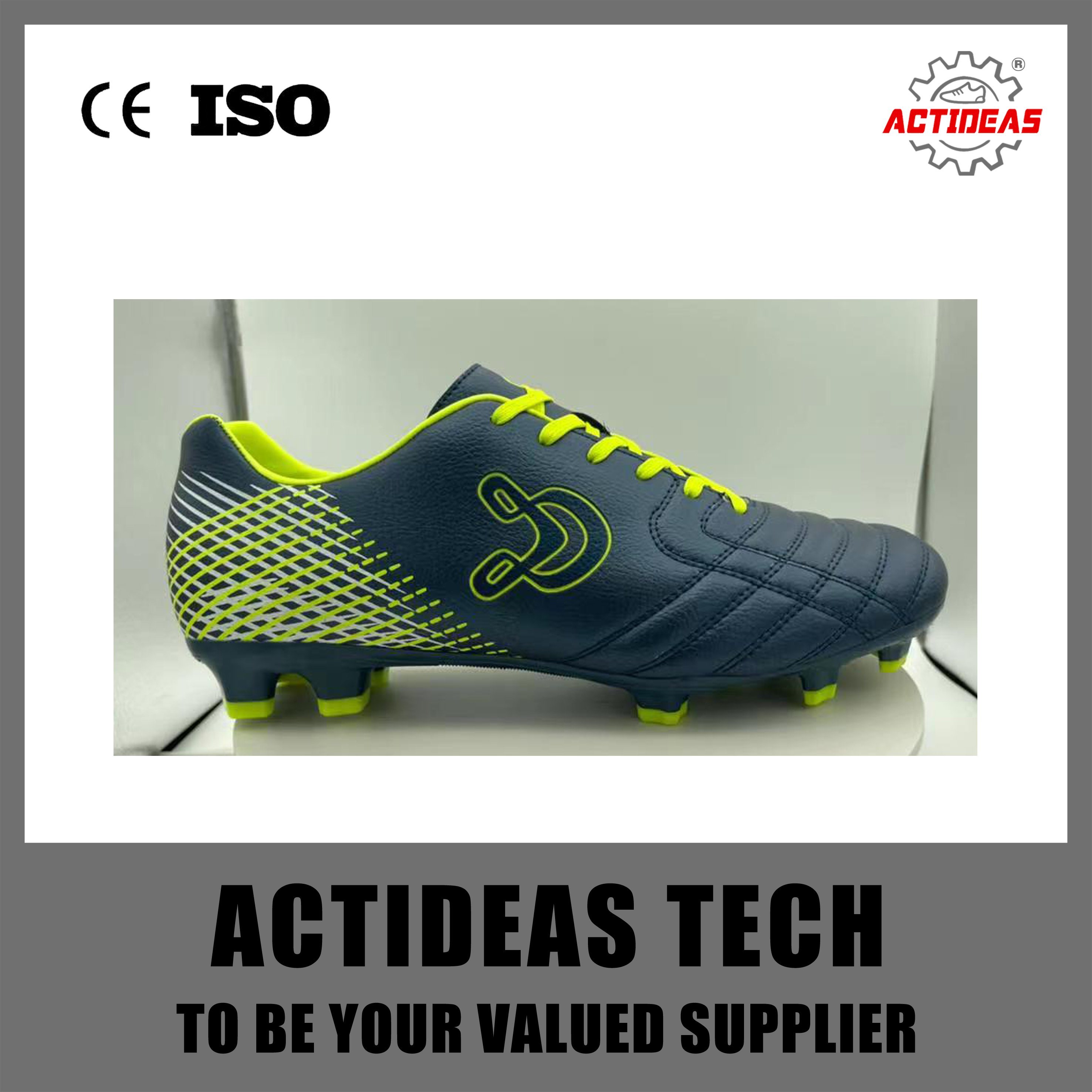 Wholesale OEM Custom Outdoor Cleats Sole Football Soccer Sports Shoes