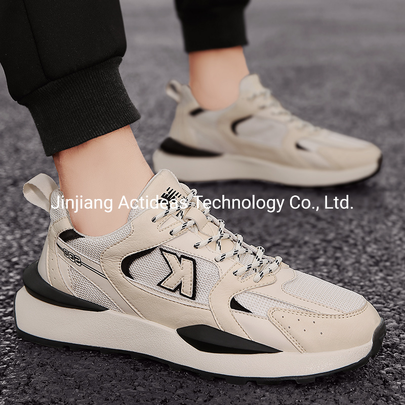 High Quality Fashion Comfort Lace-up Men Sneakers Breathable Sport Shoes