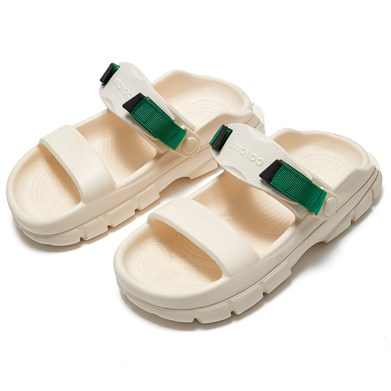 Custom Logo Slipper Large Size Summer Outdoor Open Toe Women Sandals Slippers