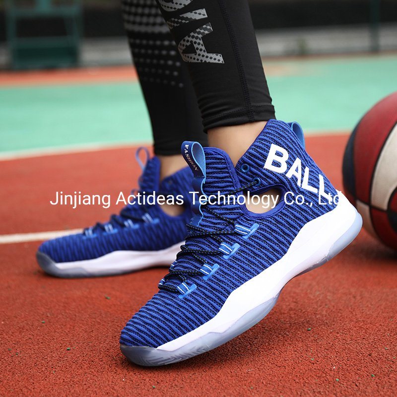 High Quality Wholesale Outdoor Anti Slip Athletic Sneakers Men Basketball Shoes