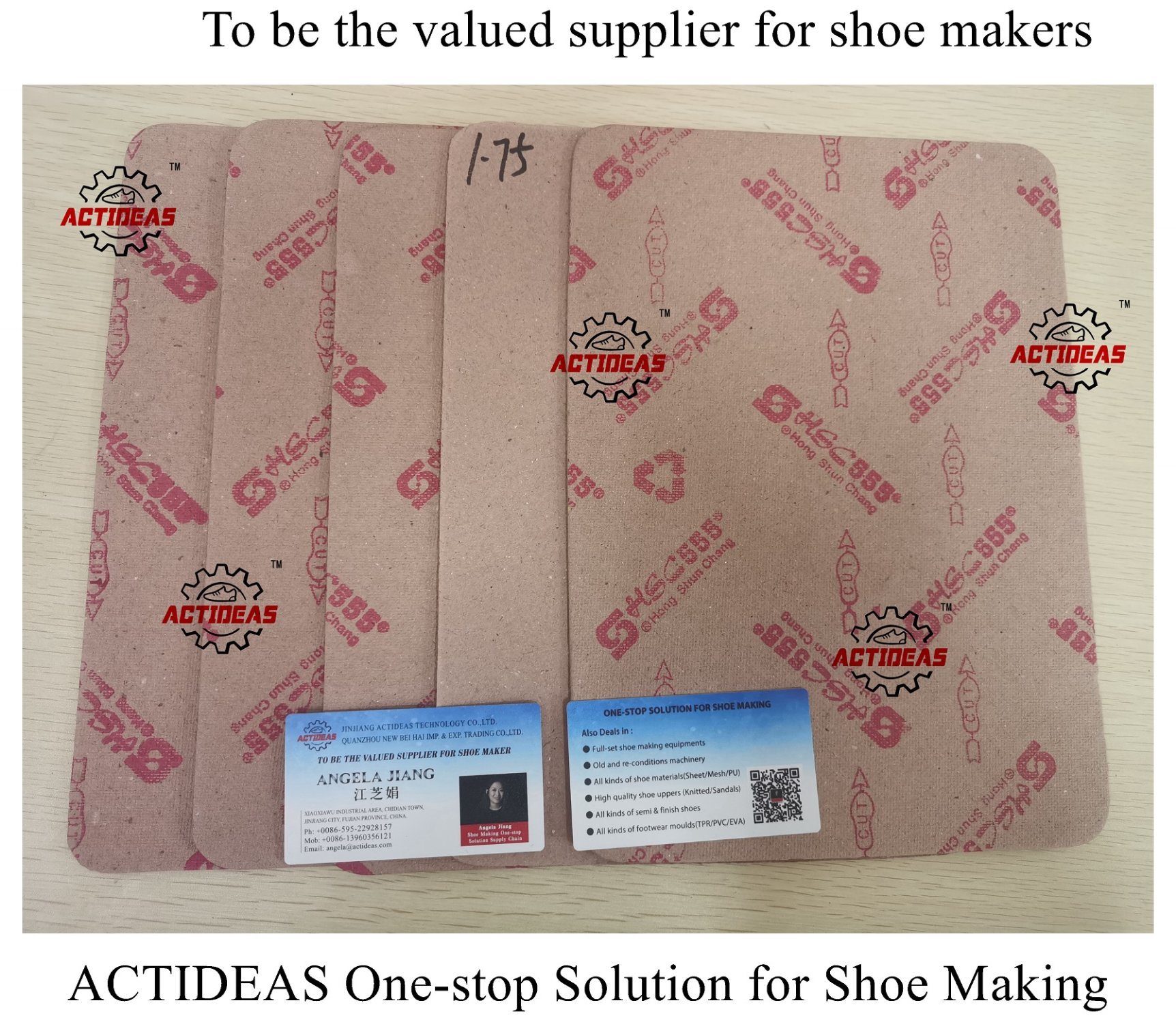 Custom Order Nonwoven Shoe Insole Board for Shoe Insole Making Eco Friendly