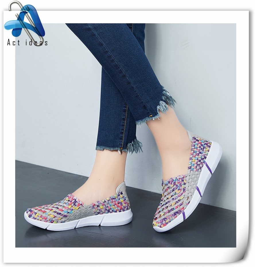Hot Sale Latest Design Lady Casual Shoes for Outdoor Walking