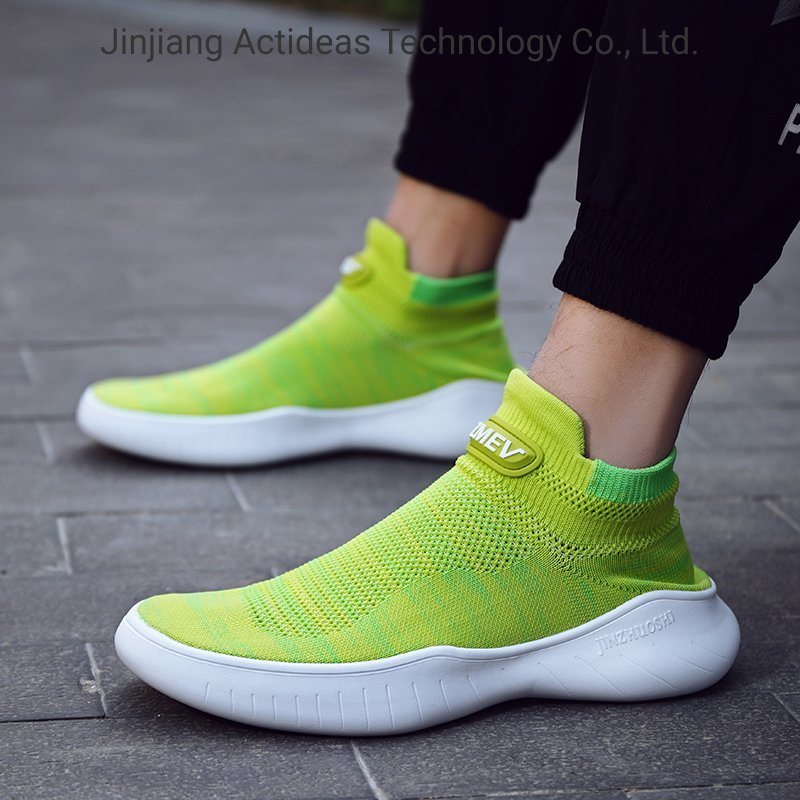 Casual Flat Sock Shoes New Trend Fashionable Men Sneakers