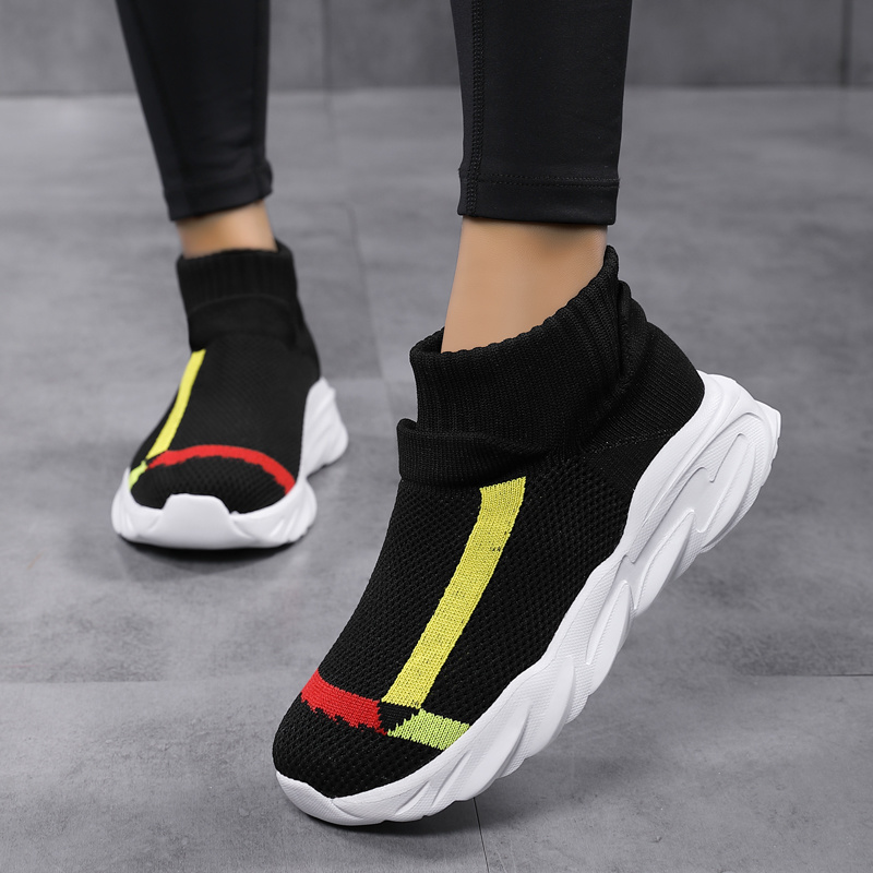 Hot Sale Flyknit Upper Sneakers Shoes Children Shoes for Kids