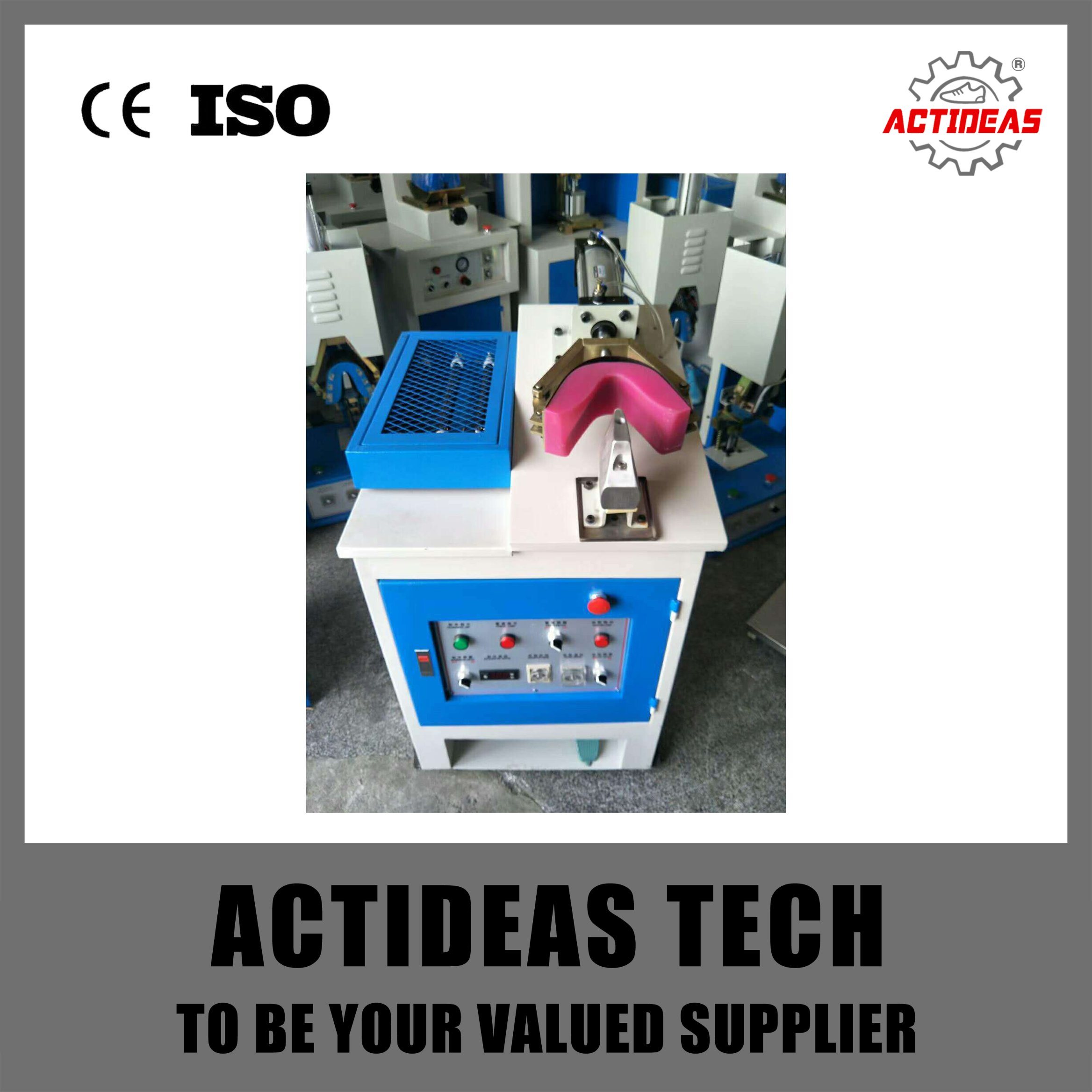 Shoe Single Cold Hot Plate Heel Setting Machine Cold and Hot Back Part Moulding Machine