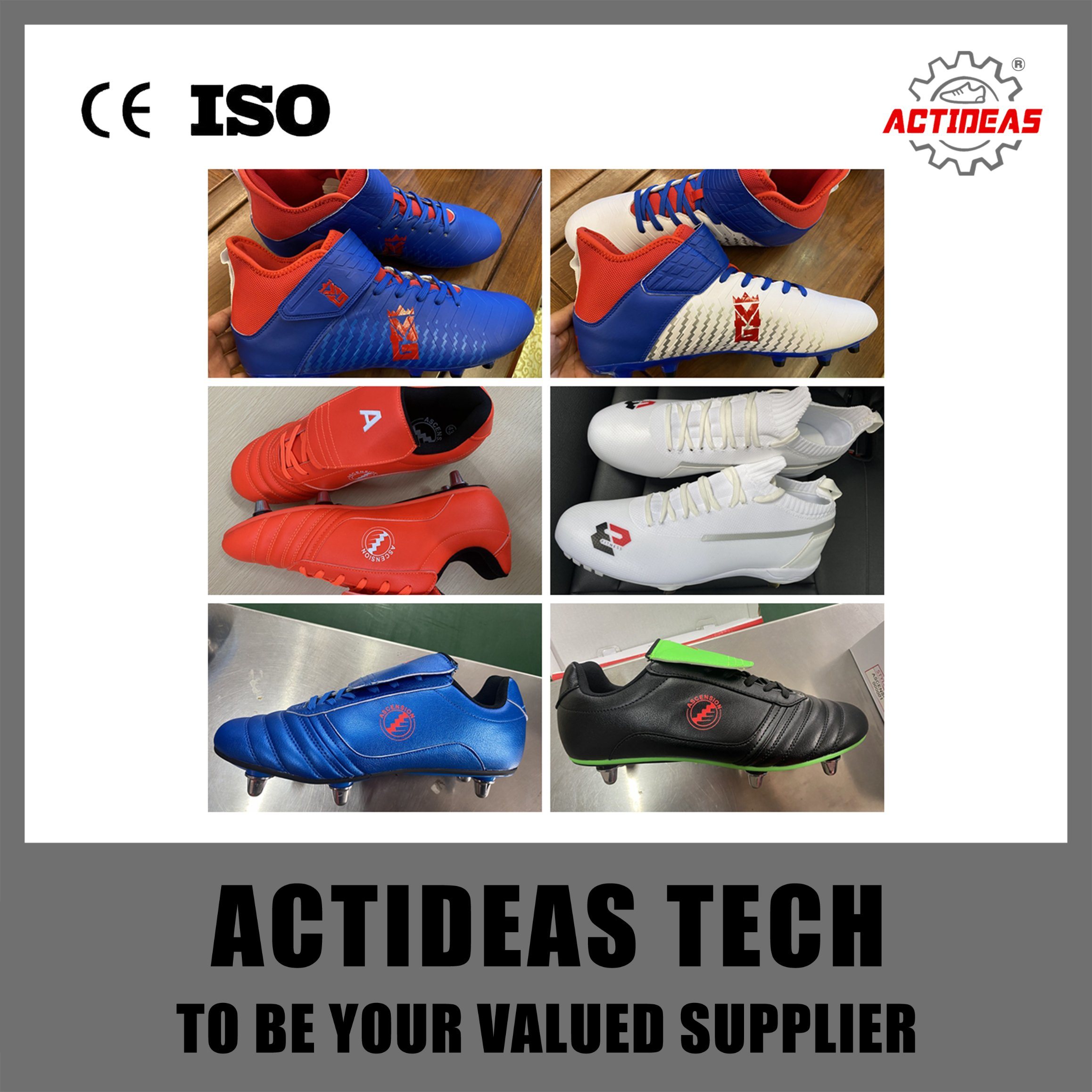 Fashion Durable Non-Slip Sport Shoes High Quality Indoor Turf Soccer Shoes Football Original