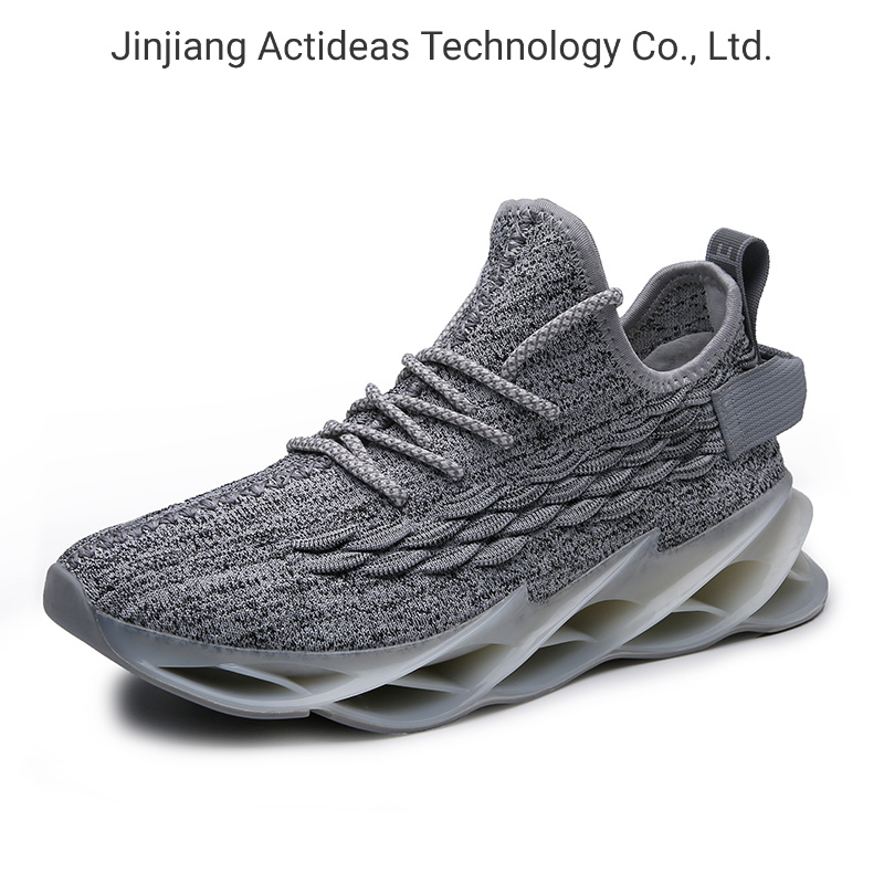Fashion Flyknit Breathable Soft Sole Branded Men Shoes