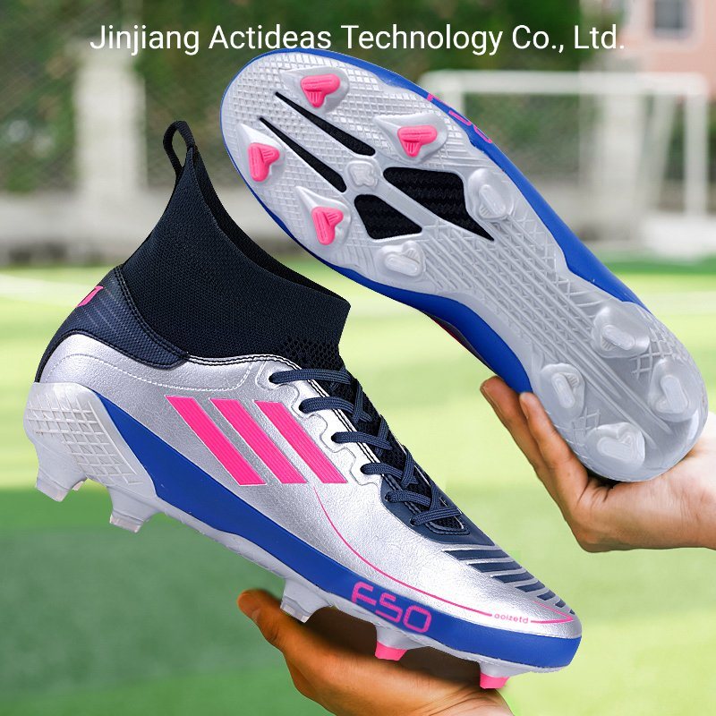 2022 New Fashion Boy Soccer Boots Man Kids Football Shoes