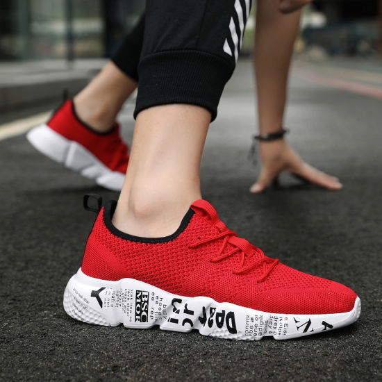 New Fashion Breathable Mesh Upper Material Soft Sport Sneakers Casual ...