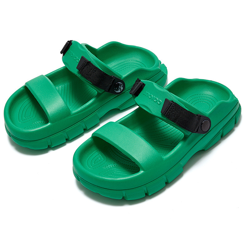 Custom Logo Slipper Large Size Summer Outdoor Open Toe Women Sandals Slippers