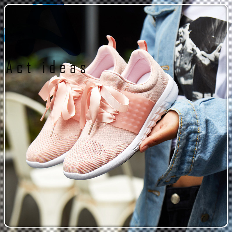 Arrivals Breathable Fly Knitted Shoes Women Sport Shoes, Casual Footwear