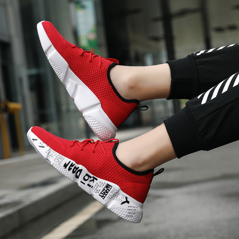 New Fashion Breathable Mesh Upper Material Soft Sport Sneakers Casual ...