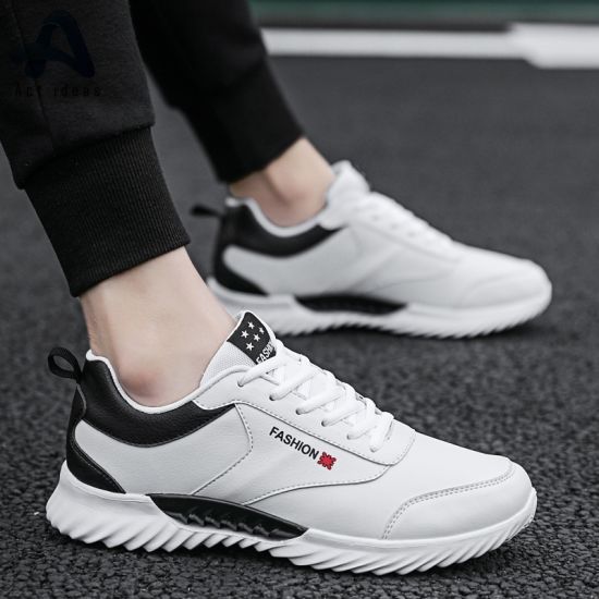 2019 Hot Product PU Rubber Outsole Casual Men Sports Shoes