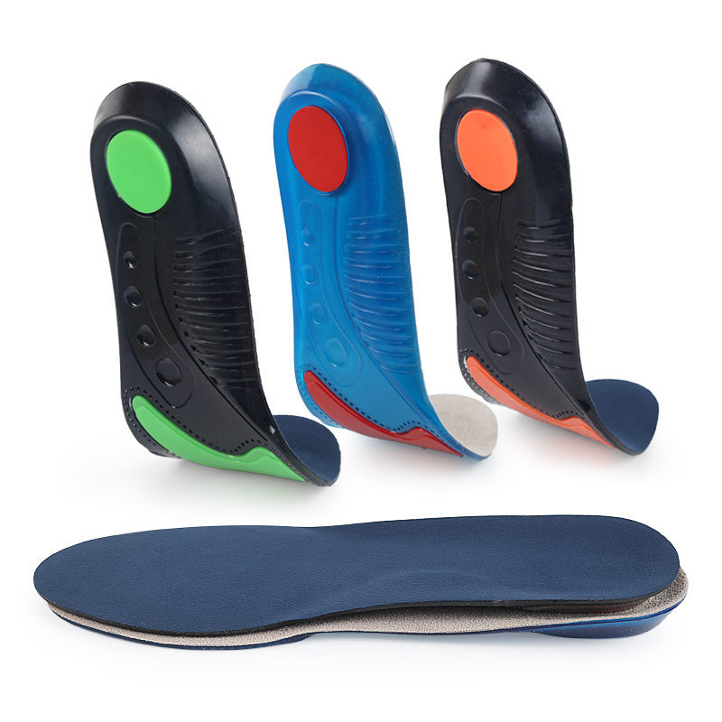 PU Shoe Insoles Breathable Shock Absorbent Orthotic Silver Ion Deodorizing Shoe Insoles