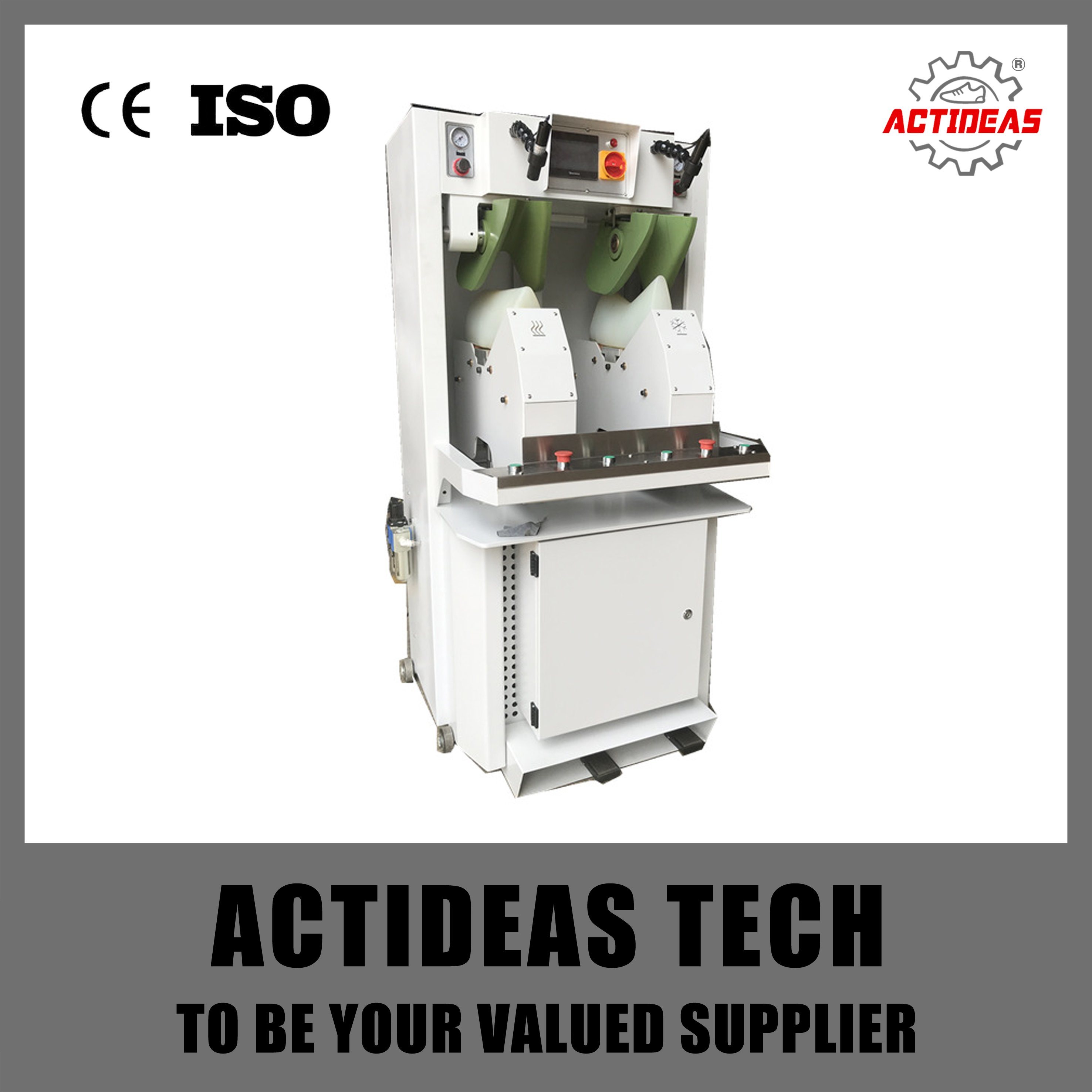 Explosive High Efficient Hot and Cold Mould Adjustable 3D Boot Vamp Crimping Machine