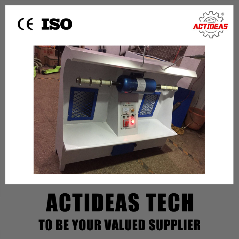 Double Station Leather Goods Leather Shoes Polishing Machine