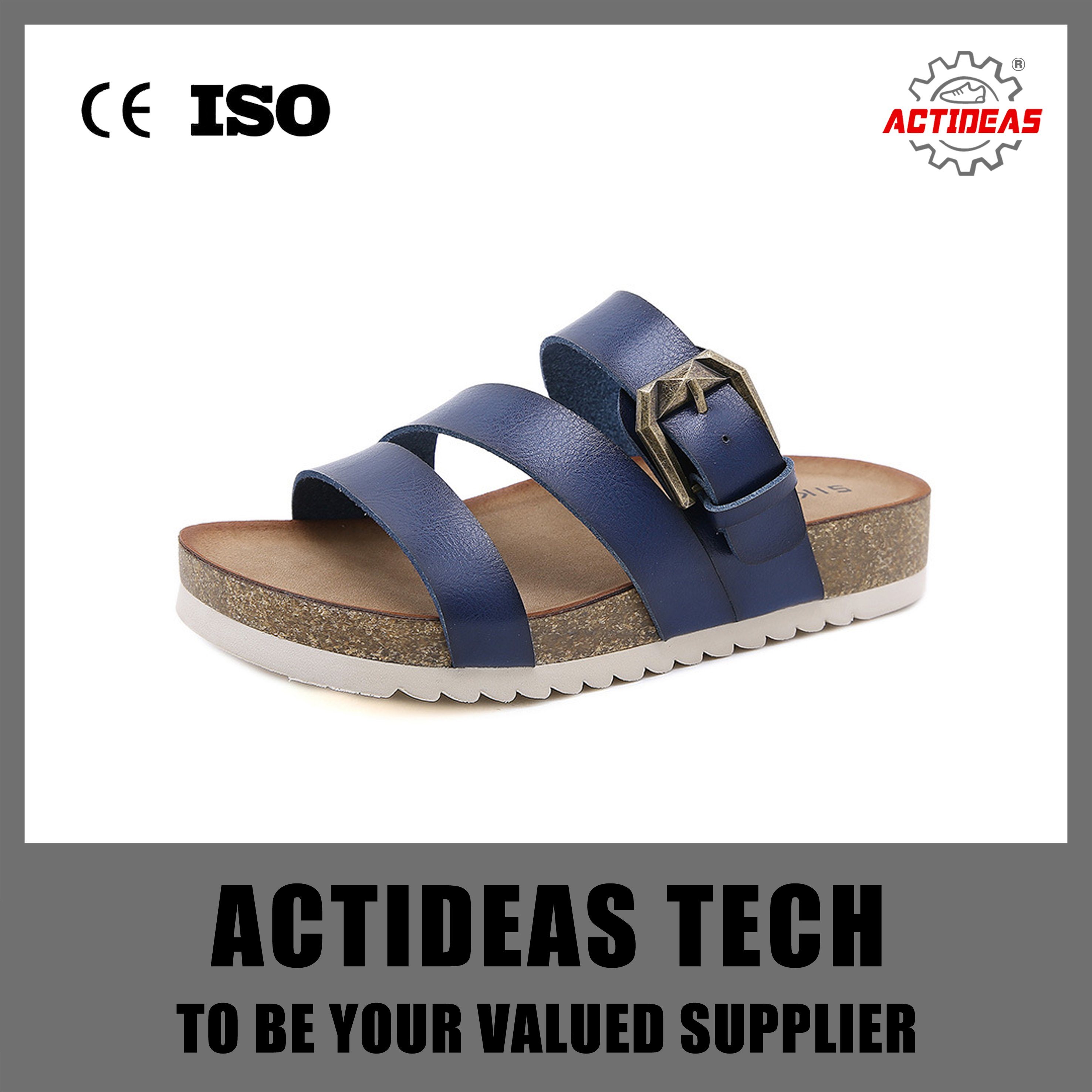 Wholesale Footwear Outdoor Fashion Casual Lightweight Leather Sandal