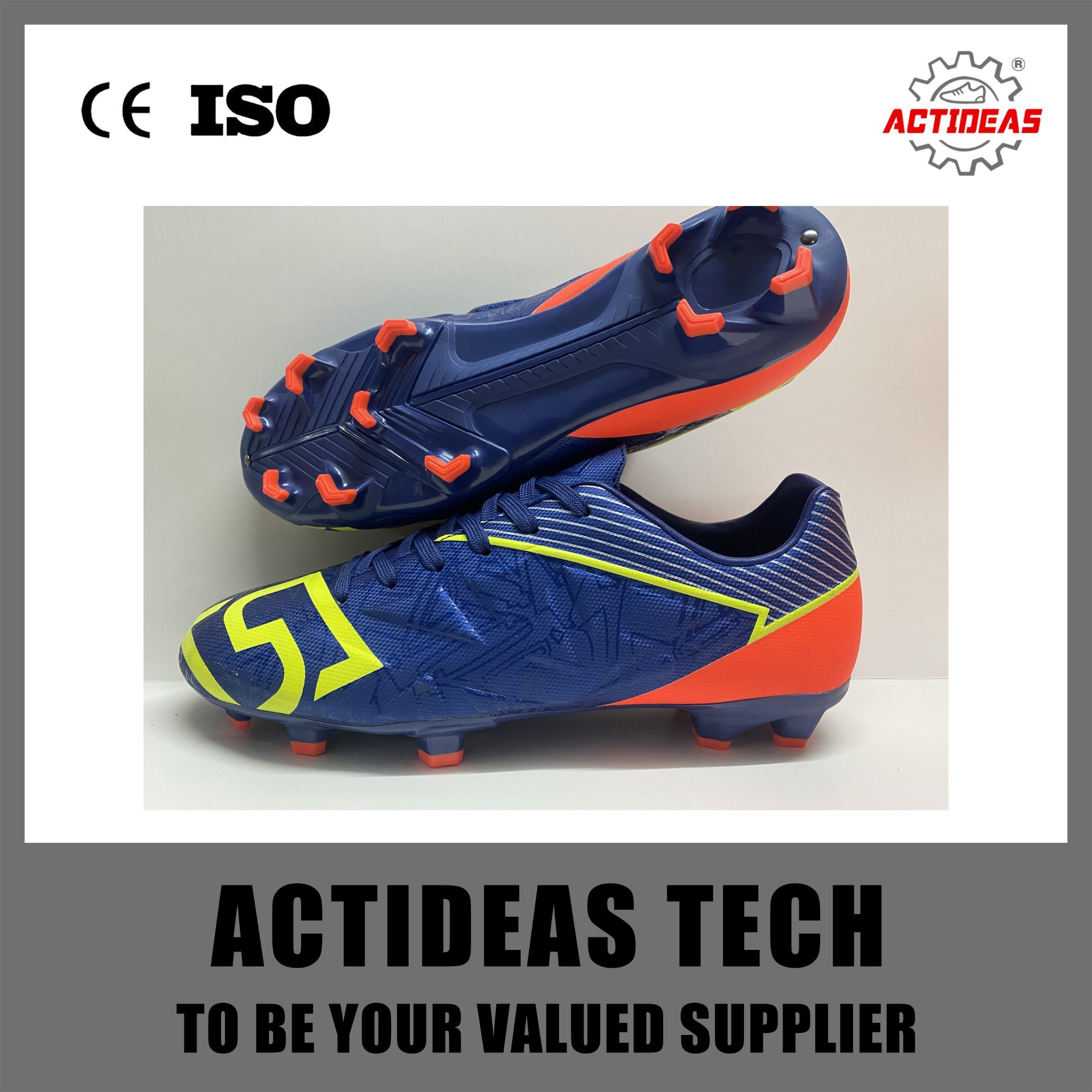 China Manufacturer Men Max Sport Soccer Football Spiker Soccer Shoes Import Football Boots